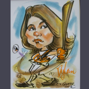 Live color caricatures Maryland