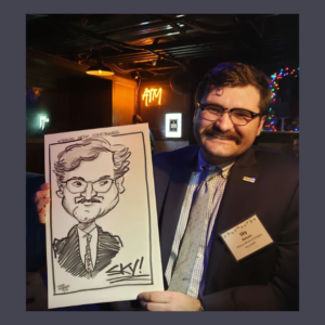 Live caricature sample by Mike S.