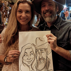Matt sample caricature